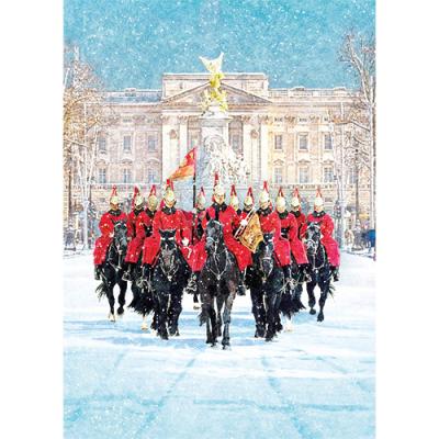 Horse Guards in the Snow - Personalised Christmas Cards